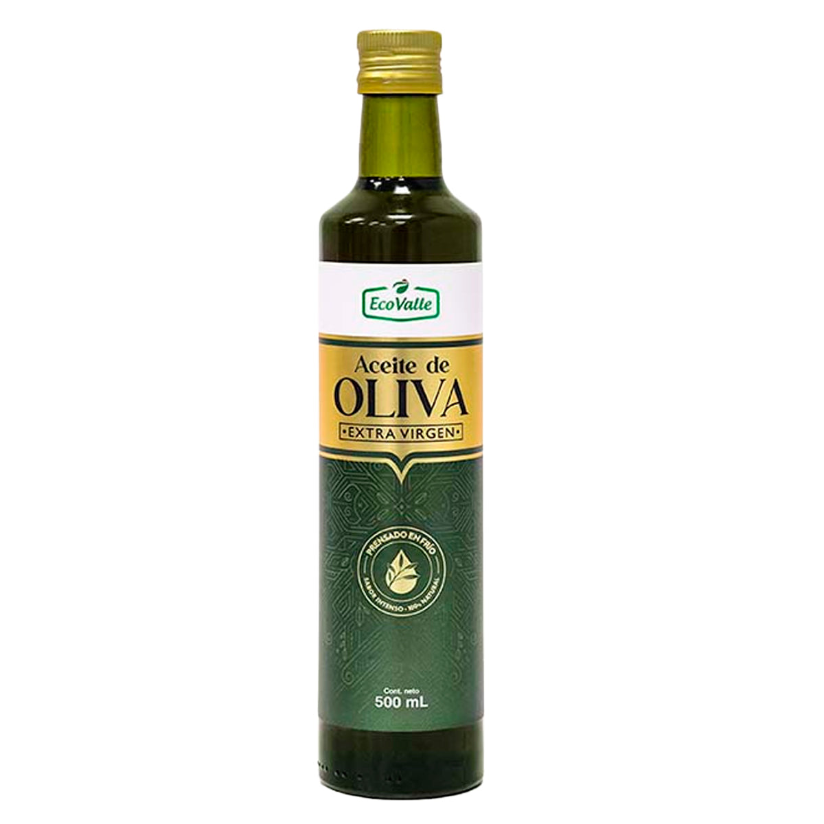 Aceite de Oliva Extra Virgen Prensado en Frío x 500ml – Cosecha Temprana, Bajo en Acidez