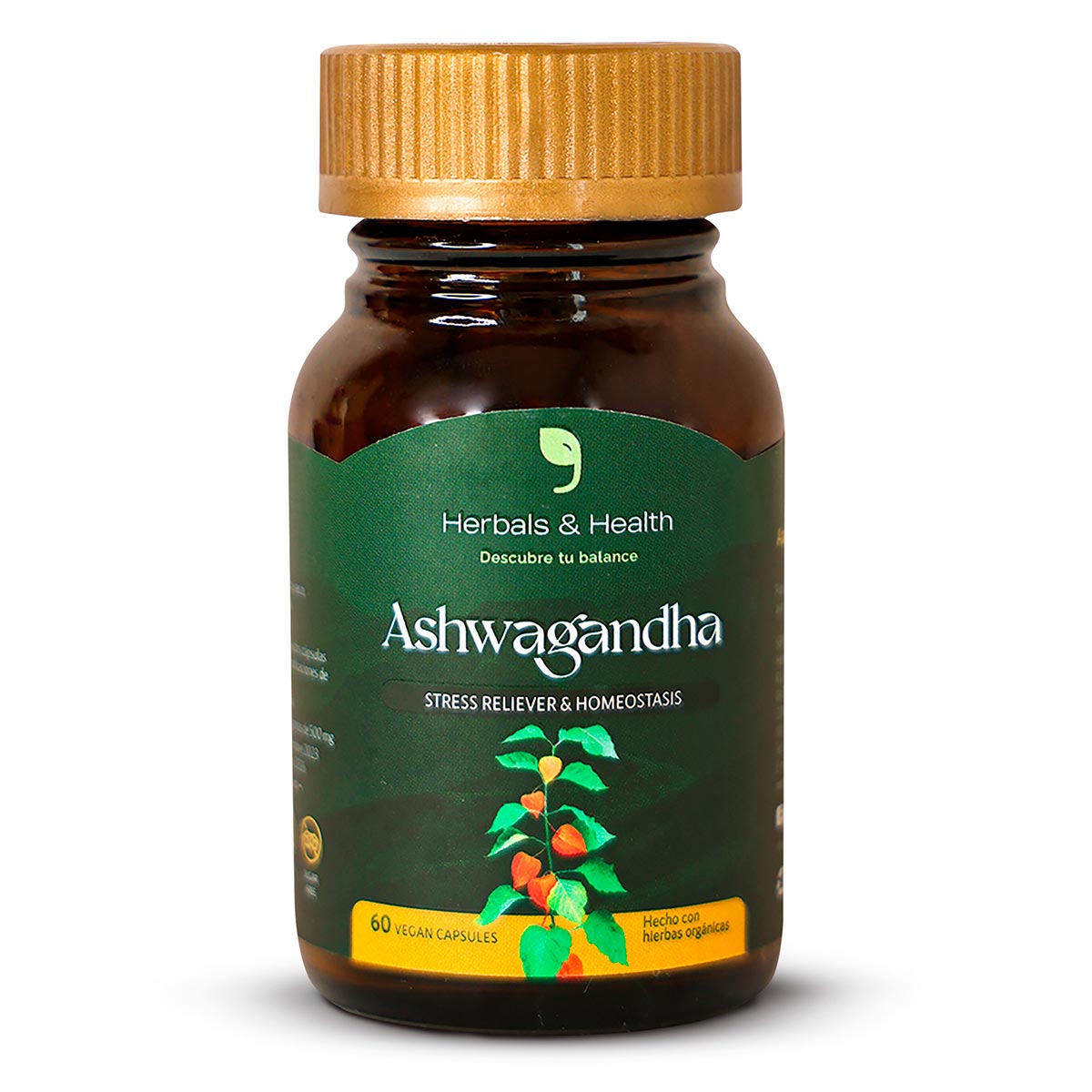 Ashwagandha Orgánica en cápsulas (60 x 500mg)