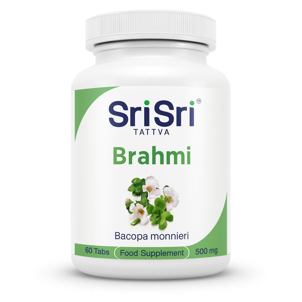 Brahmi (Apoya la Función Cognitiva, la Memoria y Maneja el Estrés) en tabletas (60 x 500mg)