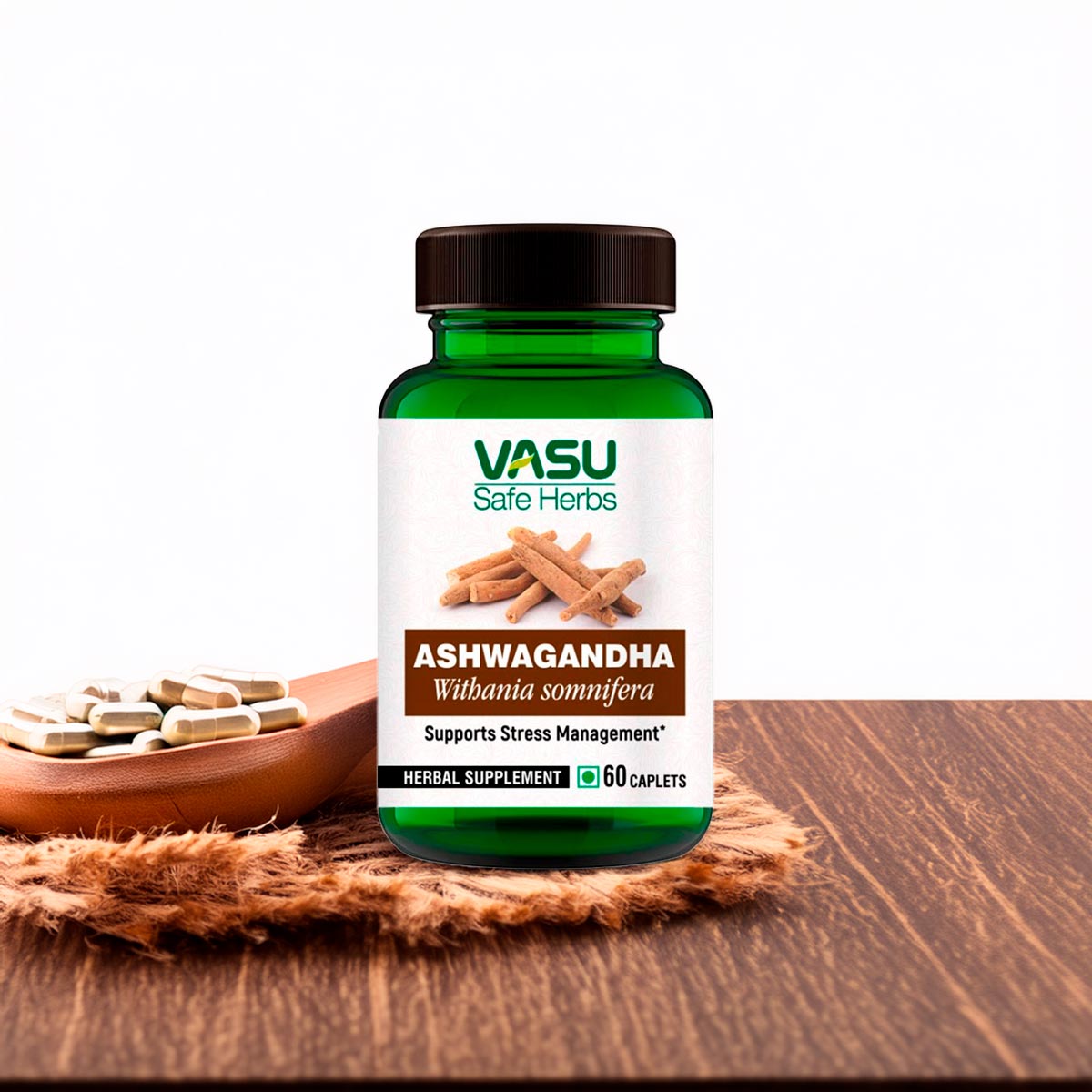 Extracto de Ashwagandha (Adaptógeno) en tabletas x 60u | Energía y Manejo del Estrés