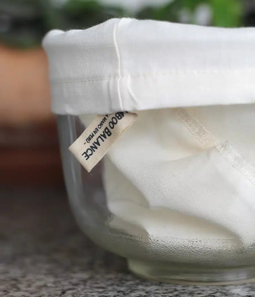 Bolsa de Algodón Orgánico para Filtrar Leche Vegetal
