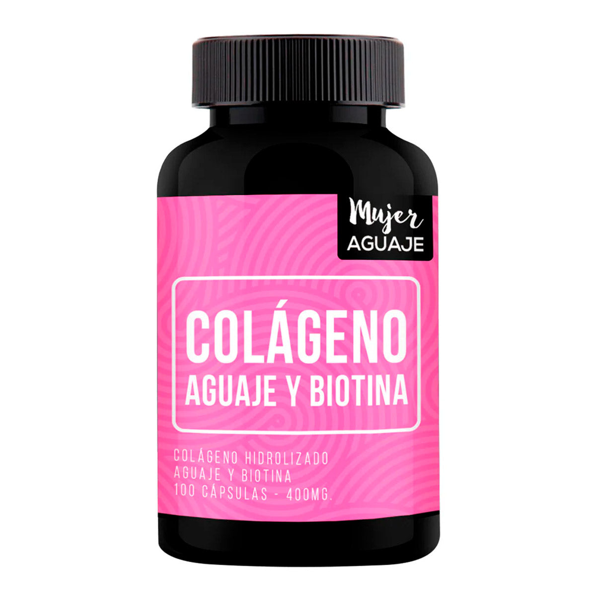Colágeno Hidrolizado + Aguaje + Biotina en cápsulas (100 x 400mg) | Piel Radiante, Cabello Fuerte y Hormonas en Equilibrio