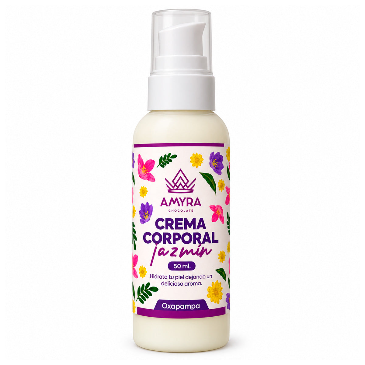 Crema Corporal Natural de Jazmín con Cacao x 50ml