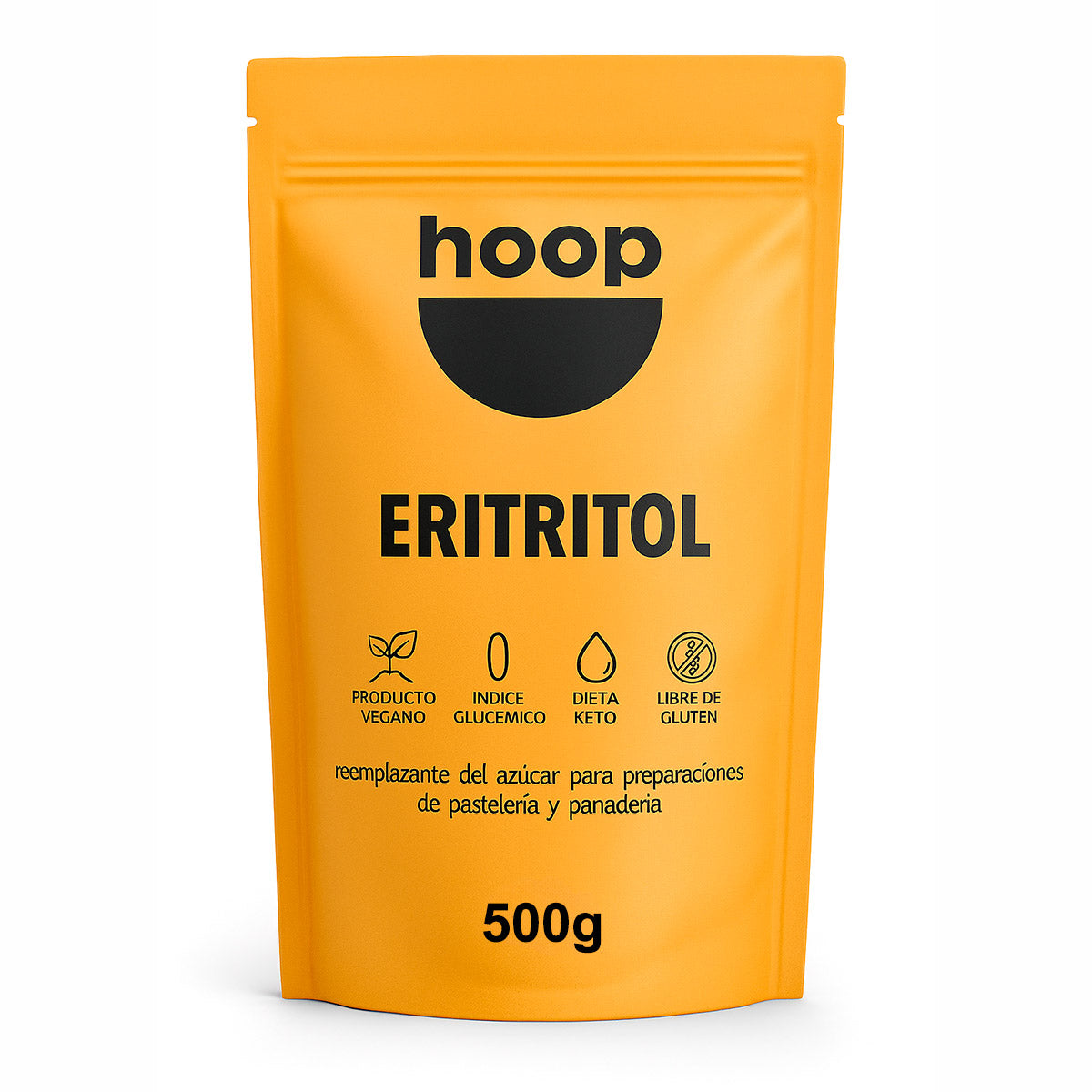 Eritritol Granulado Puro x 500g – Edulcorante Natural Sin Azúcar, Keto y Bajo en Calorías