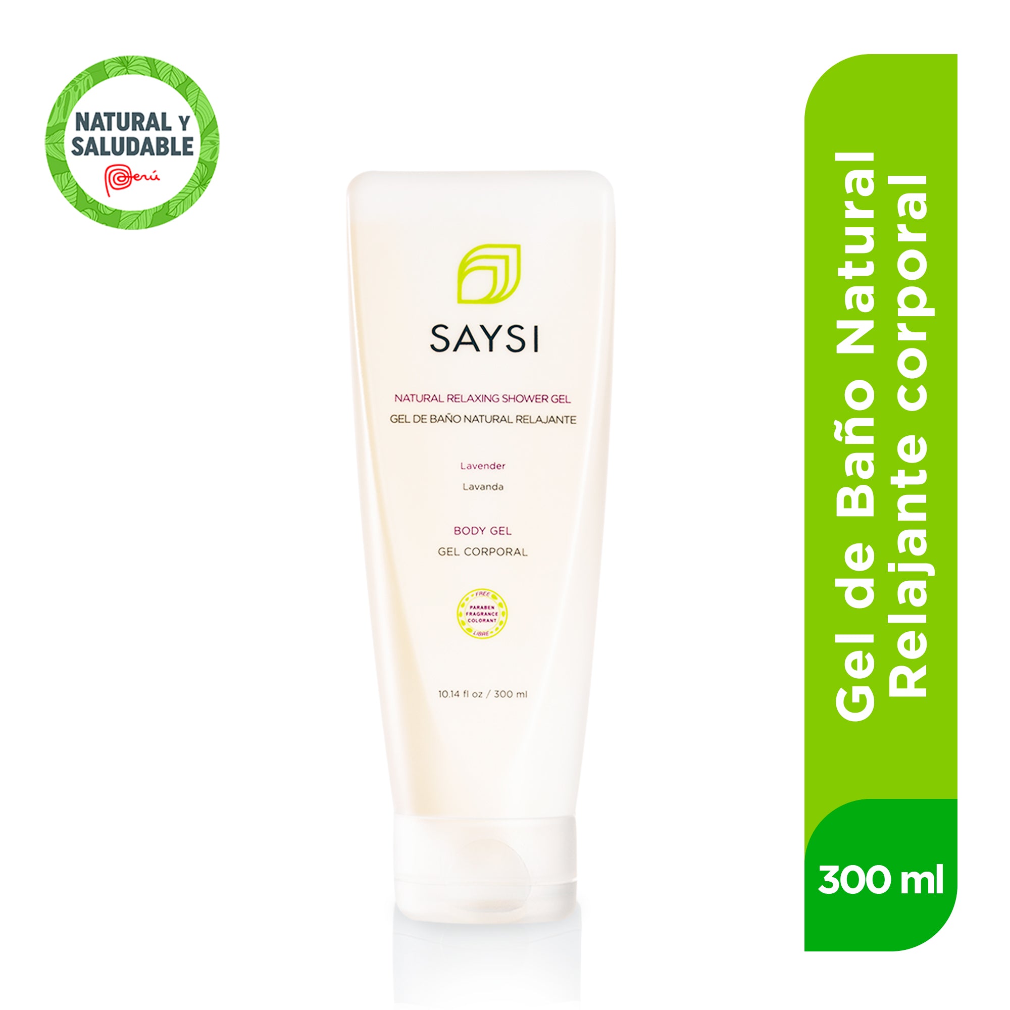 Gel de Baño Natural Relajante – Lavanda | Limpieza Suave y Bienestar Diario para Cuerpo y Mente x 300ml