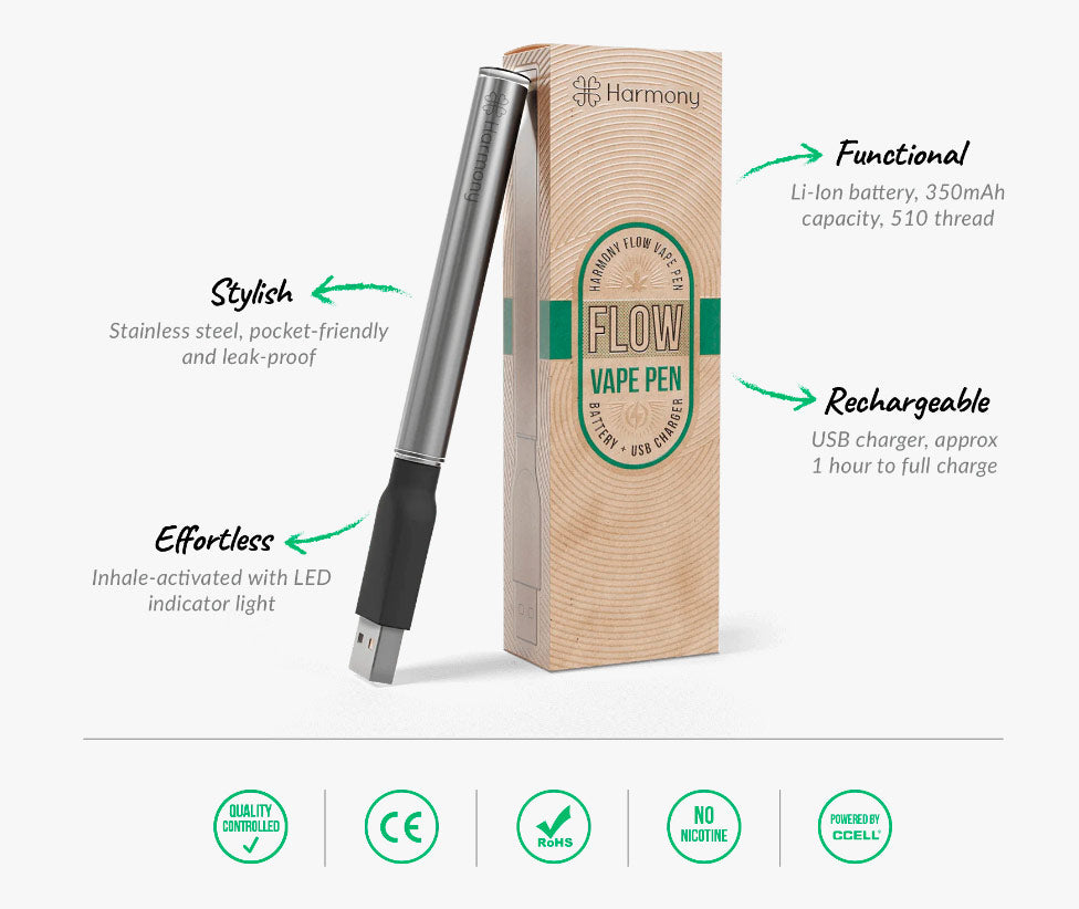 Vaporizador CBD FLOW Harmony - Solo Batería