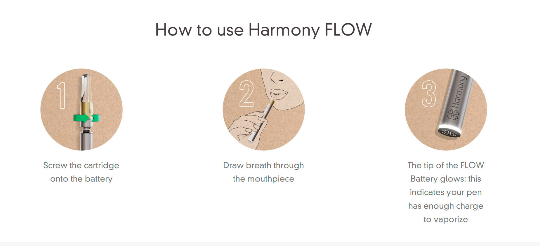 Vaporizador CBD FLOW Harmony - Solo Batería