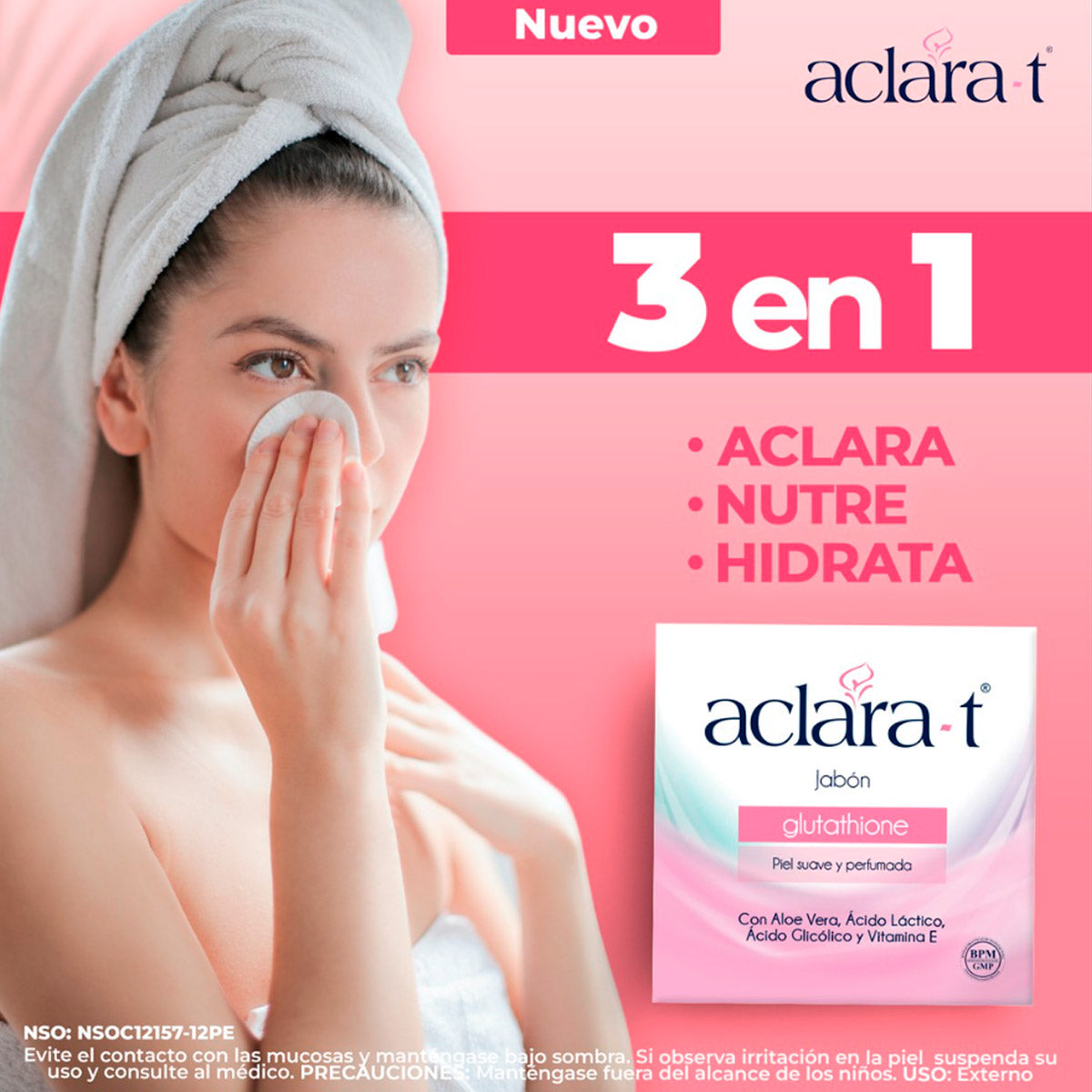 Jabón Aclarante Aclara-T x 80g