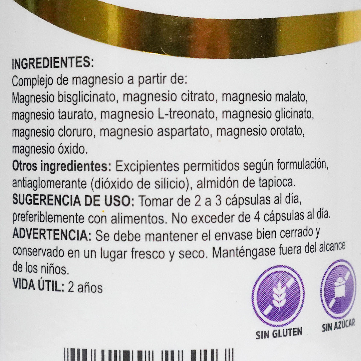 Magne Complete – Complejo Avanzado de Magnesio (10 Formas) en cápsulas (100 x 500mg)