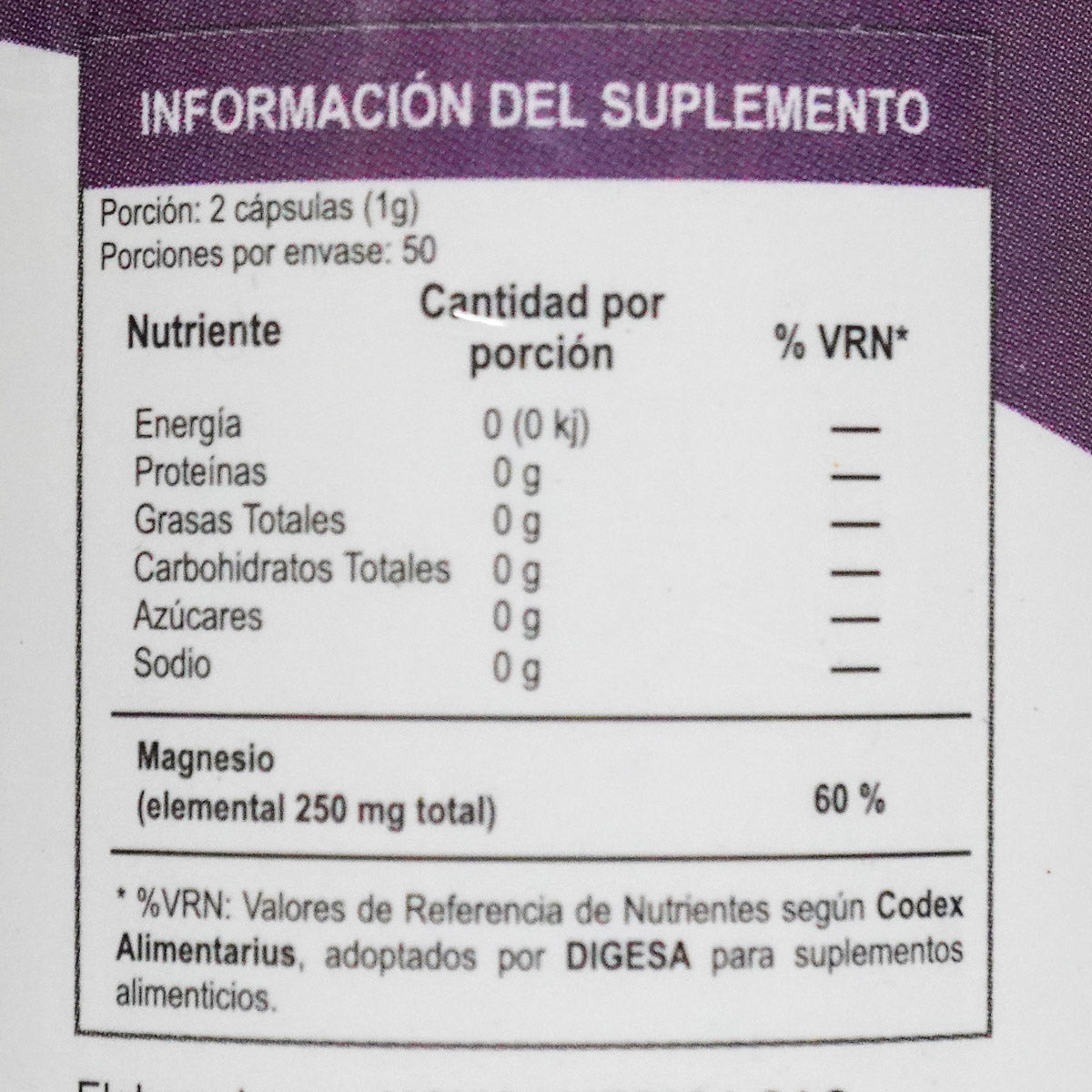 Magne Complete – Complejo Avanzado de Magnesio (10 Formas) en cápsulas (100 x 500mg)