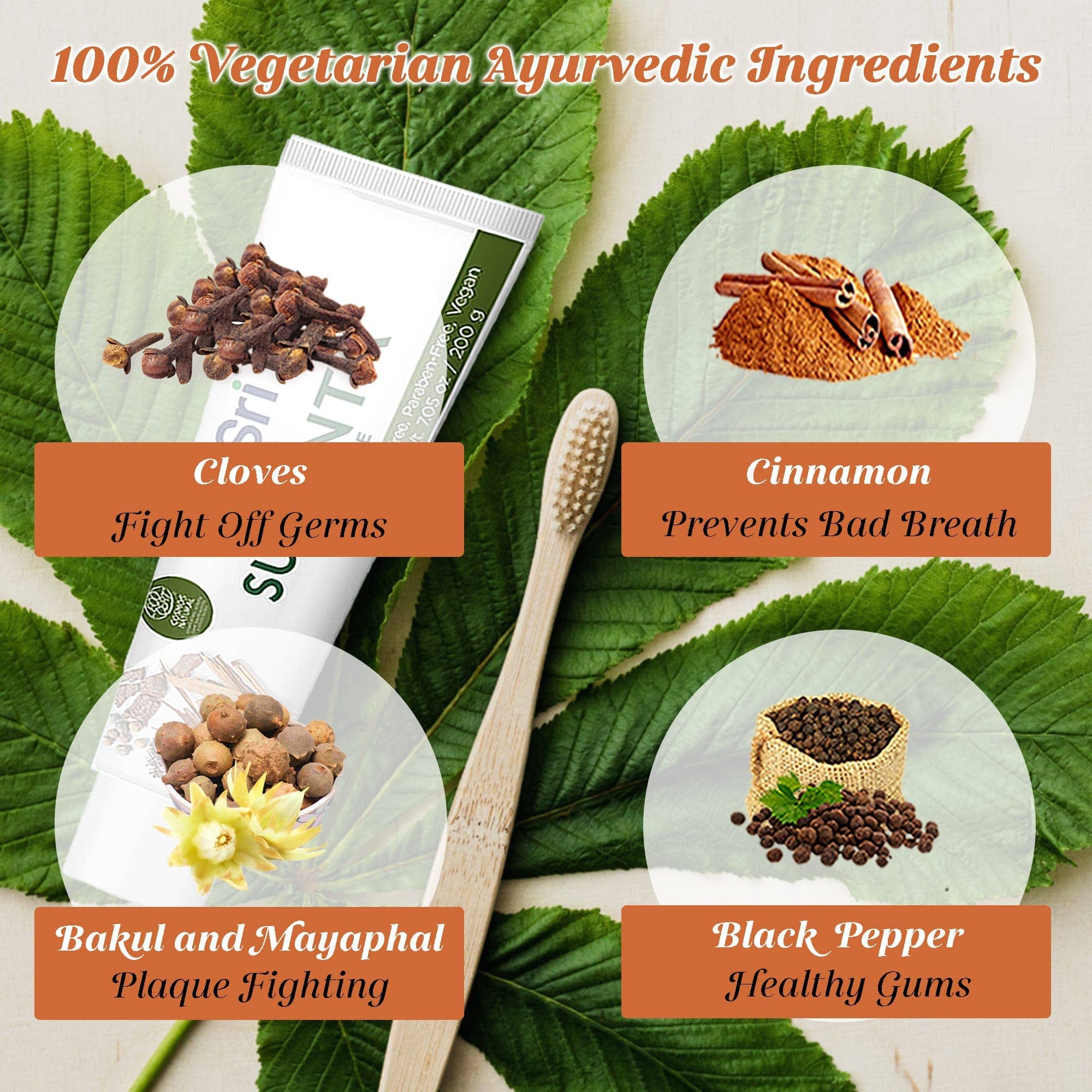 Pasta Dental Natural Sudanta - Sin Flúor x 100g