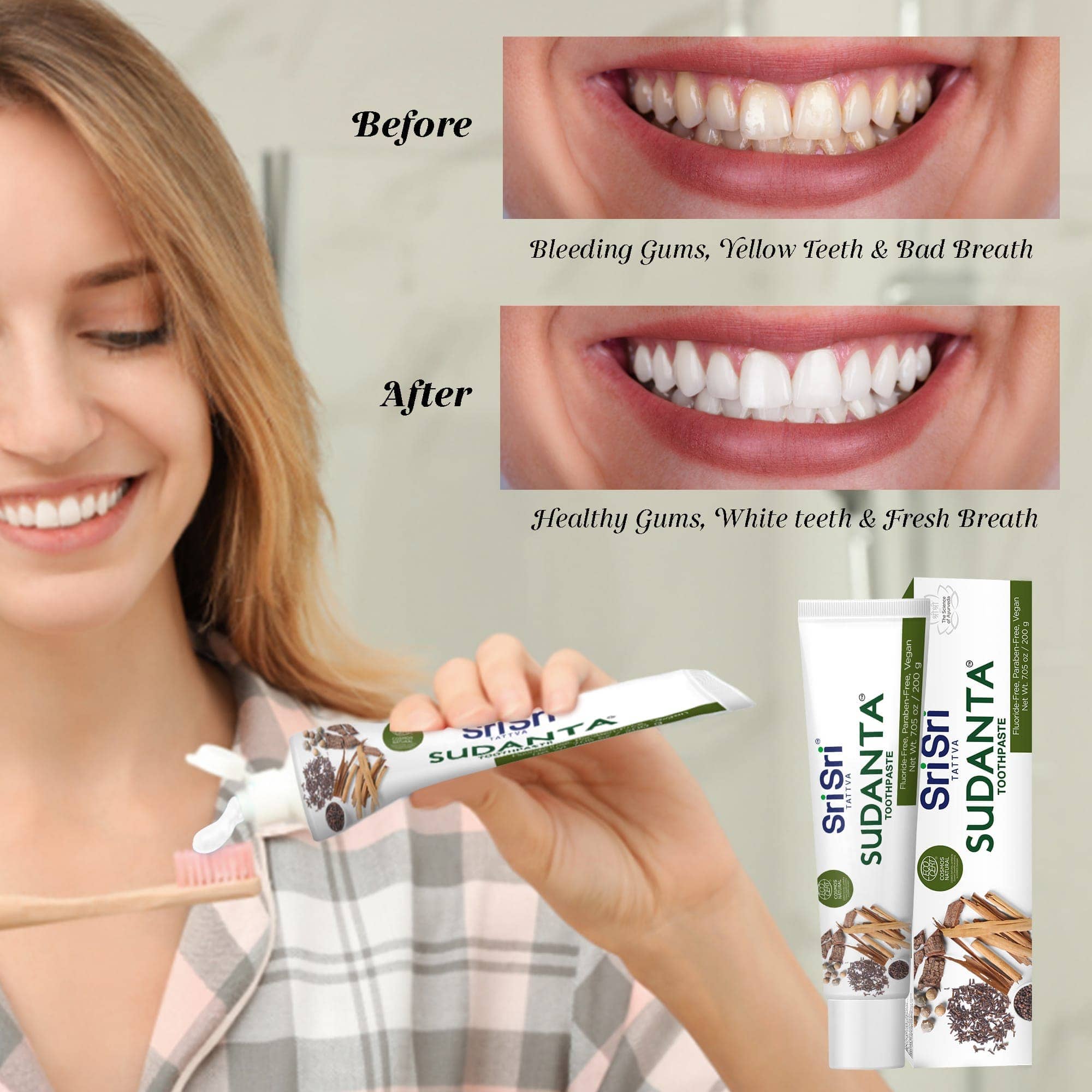 Pasta Dental Natural Sudanta - Sin Flúor x 100g