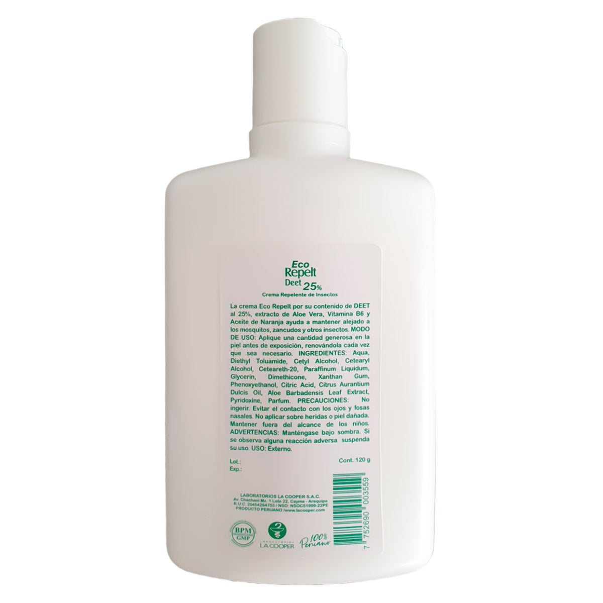 Repelente de Insectos Eco Repelt Deet 25% x 120g