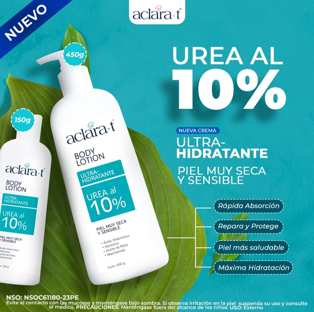 Crema Corporal Body Lotion 10% de Urea - Piel Muy Seca y Sensible