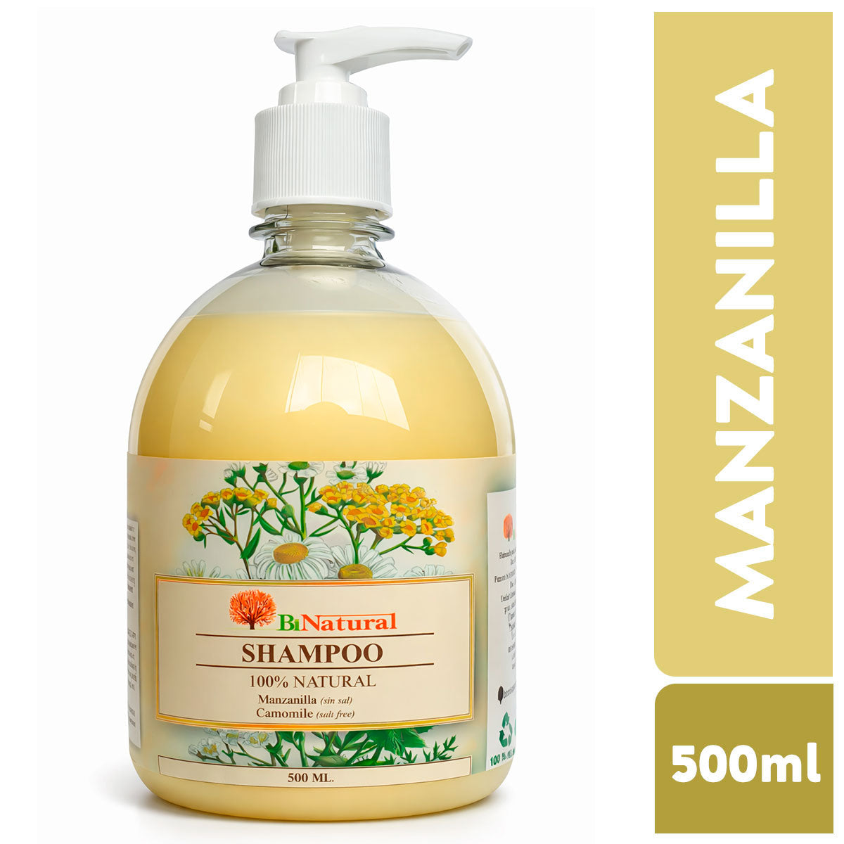 Shampoo Natural de Manzanilla x 500ml