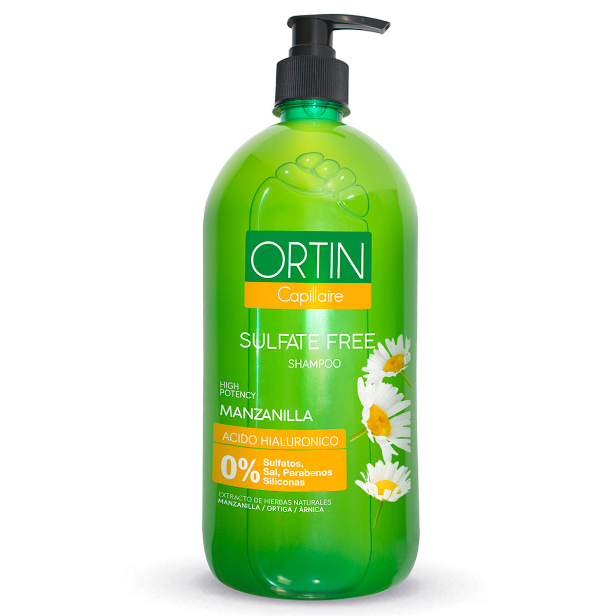 Shampoo Ortin Capillaire con Manzanilla x 1 litro
