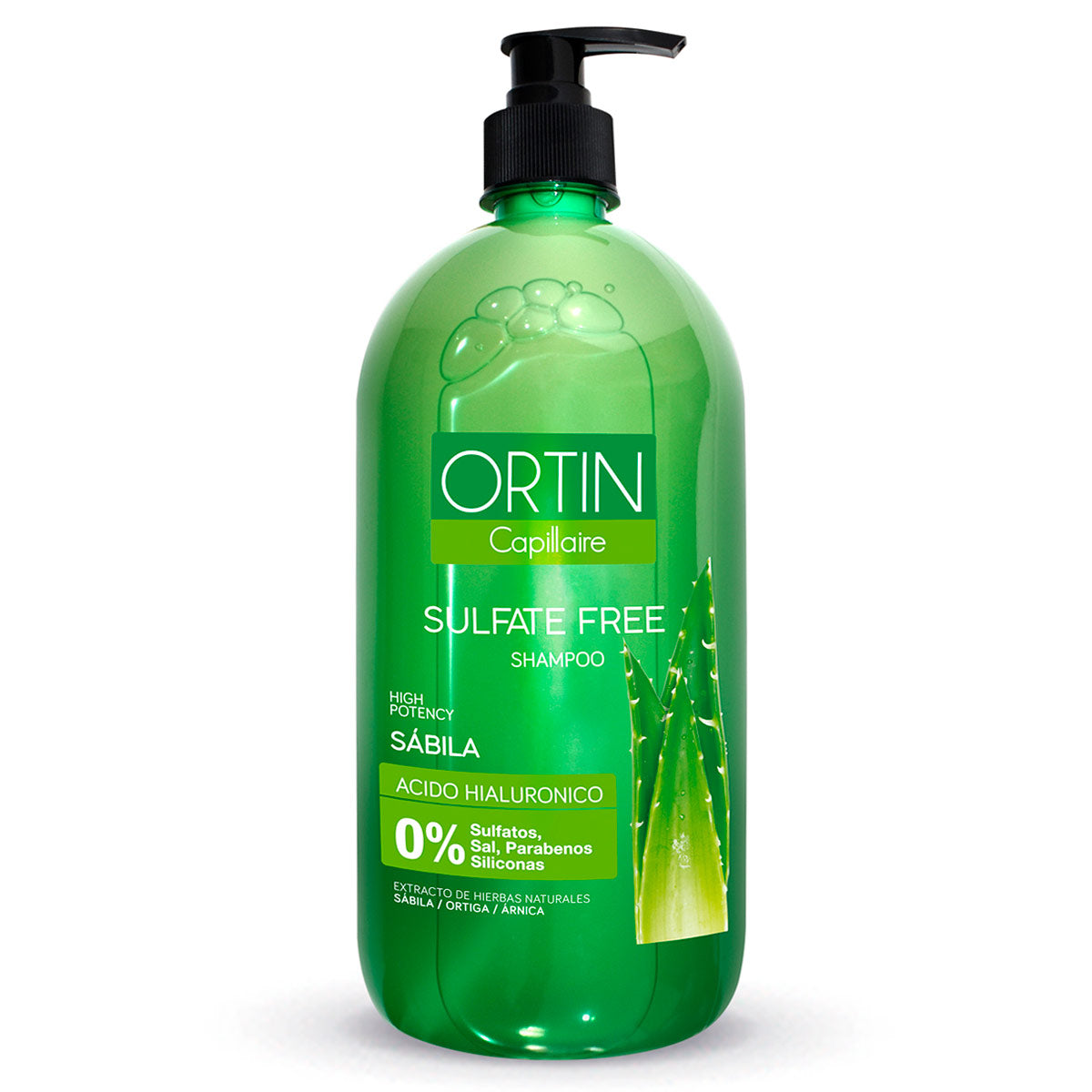 Shampoo Ortin Capillaire con Sábila x 1 litro