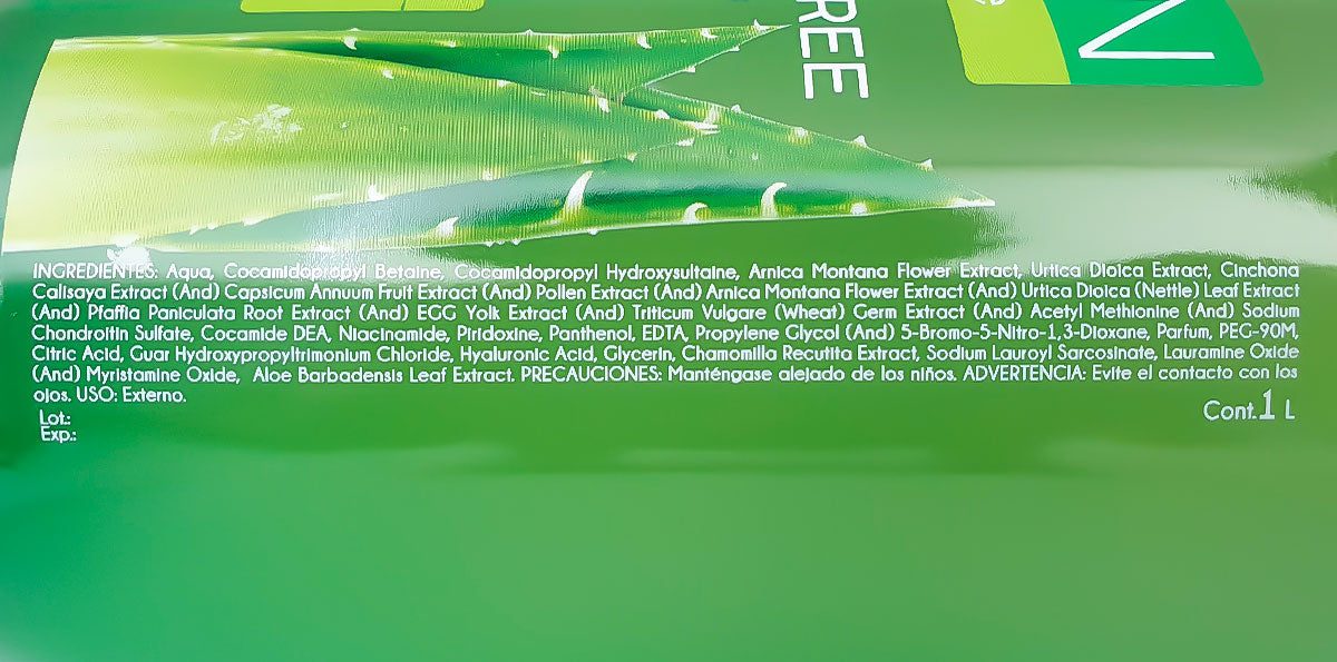 Shampoo Ortin Capillaire con Sábila x 1 litro