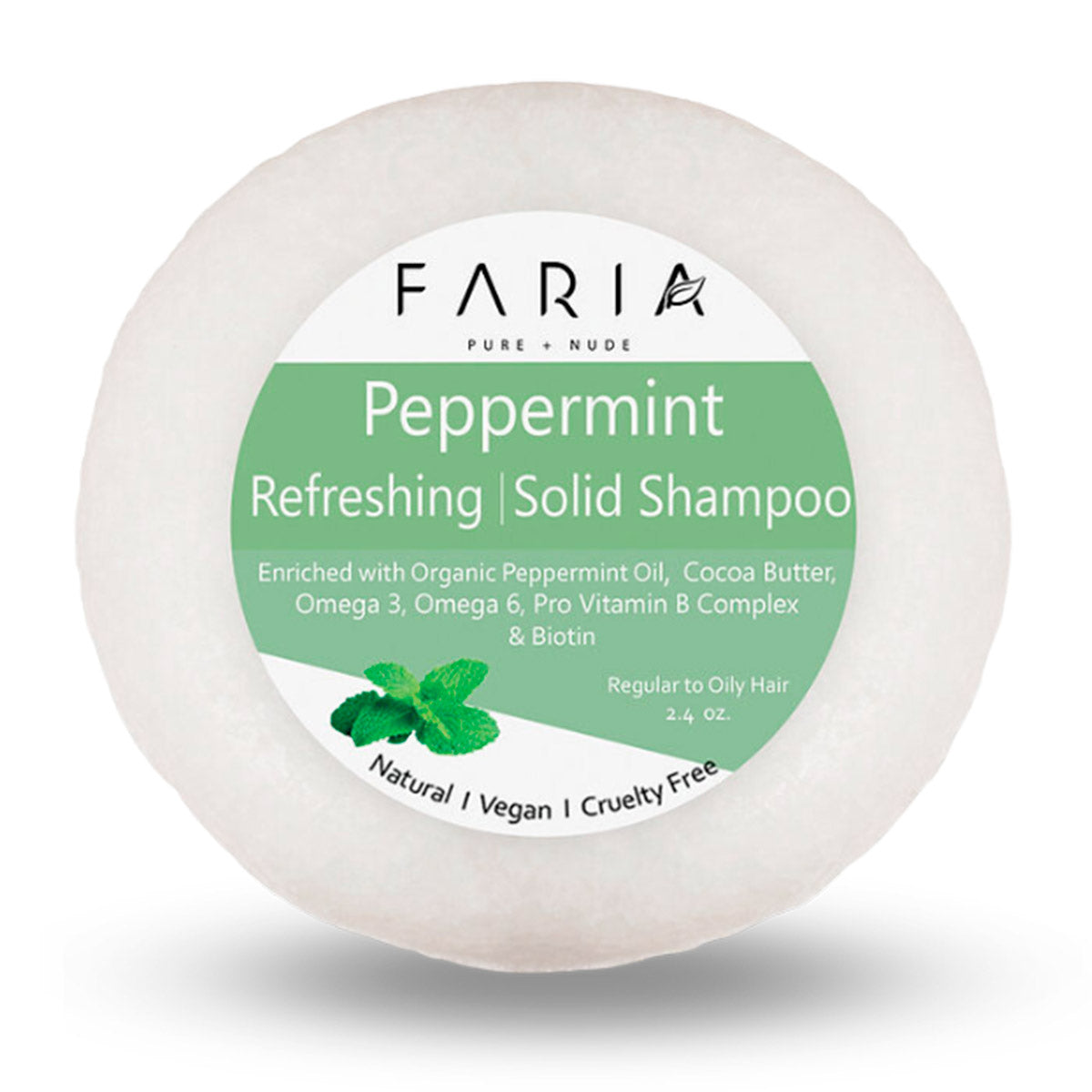 Shampoo Sólido Control Caspa - Menta x 65g