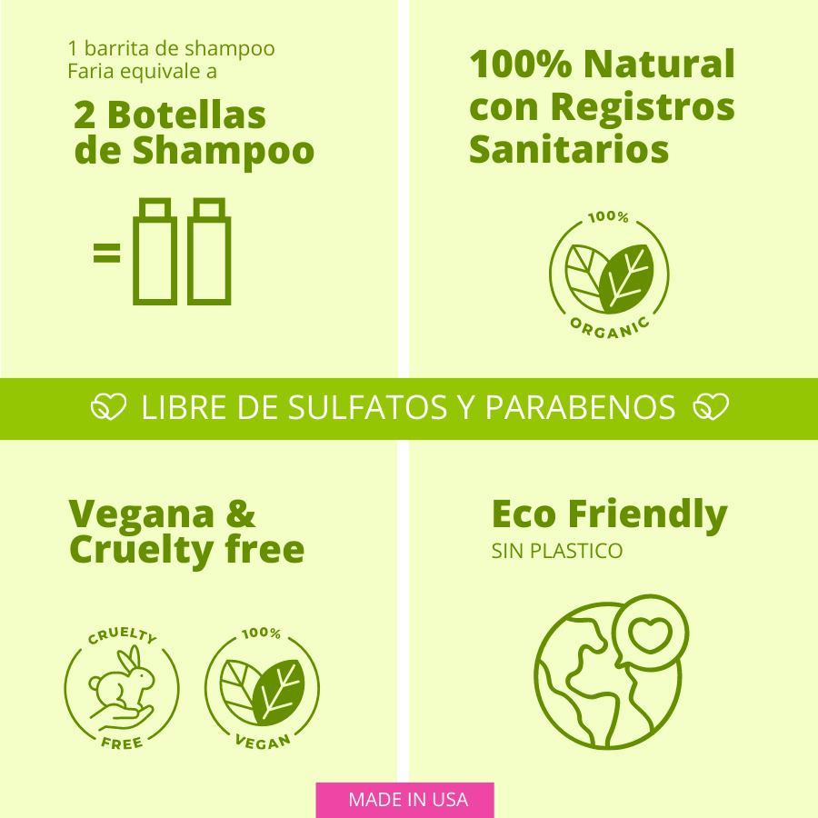 Shampoo Sólido Control Caspa - Menta x 65g