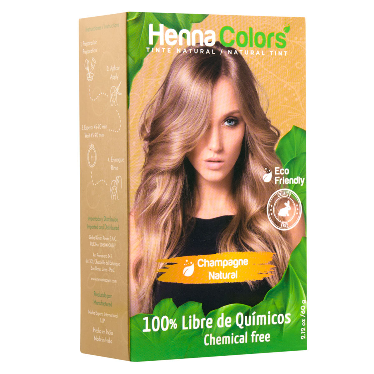 Tinte 100% Natural - Rubio Champagne
