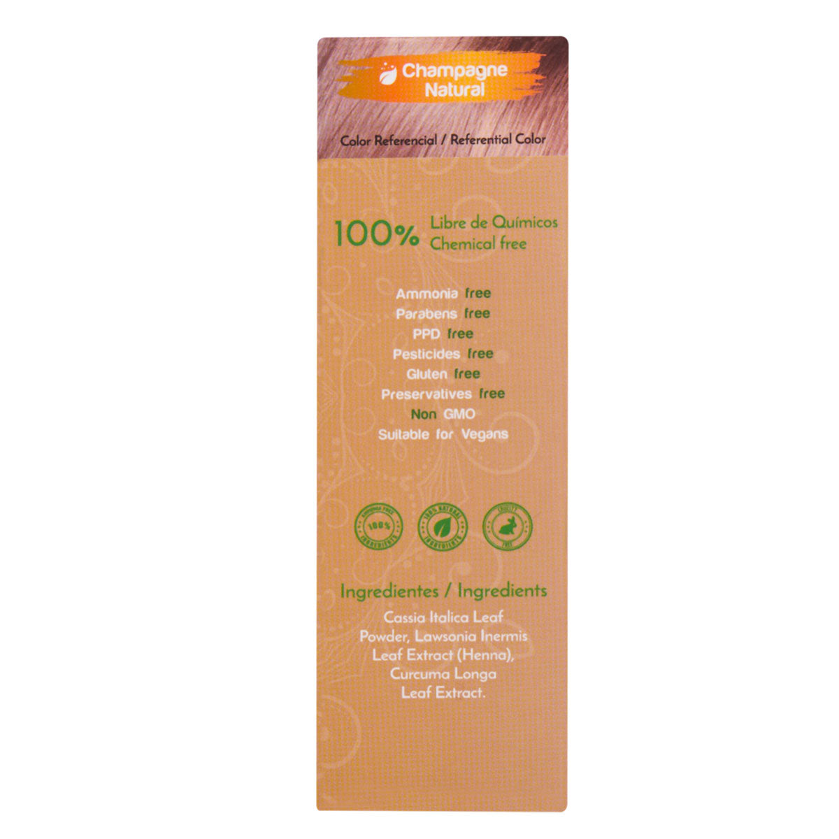 Tinte 100% Natural - Rubio Champagne