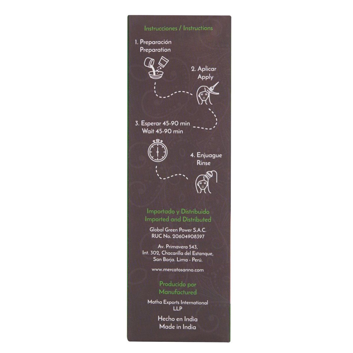 Tinte Seminatural - Castaño Oscuro