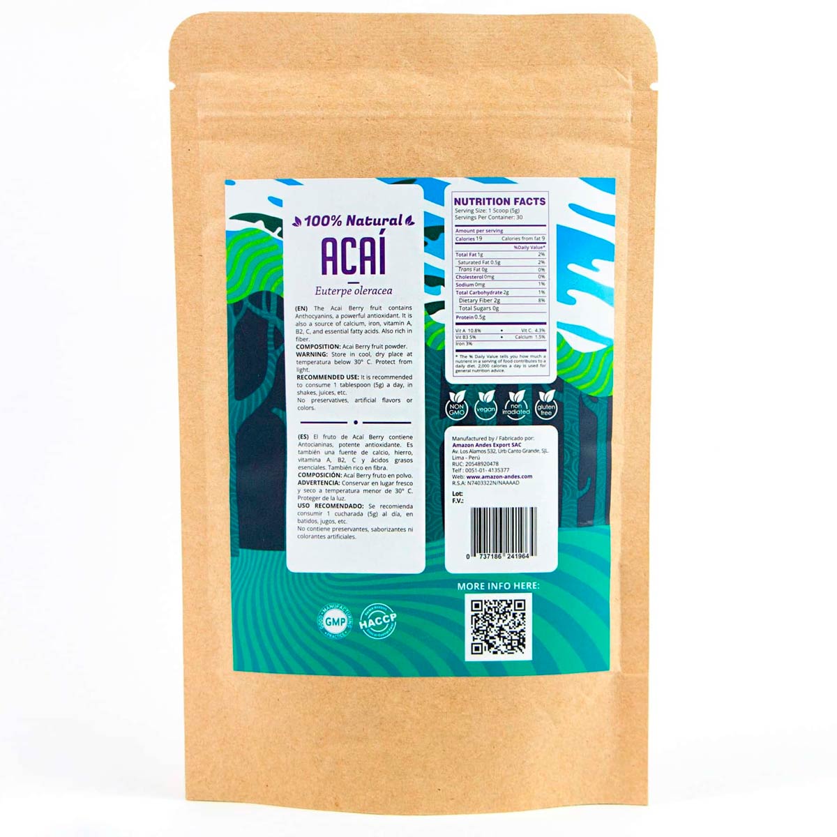 Acai en polvo x 150g