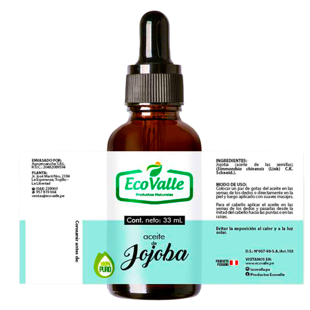 Aceite de Jojoba x 30ml