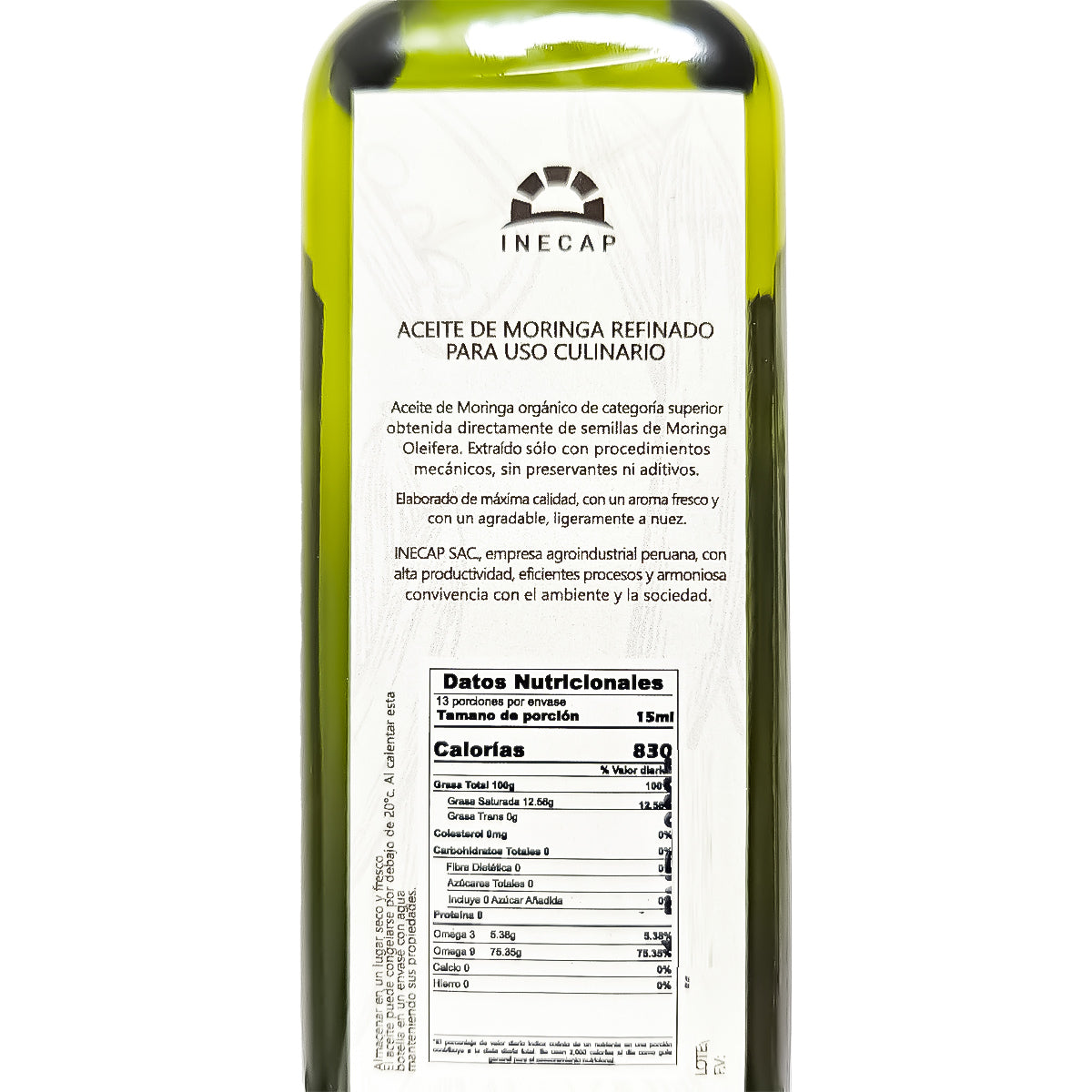 Aceite de Moringa Orgánico x 250ml
