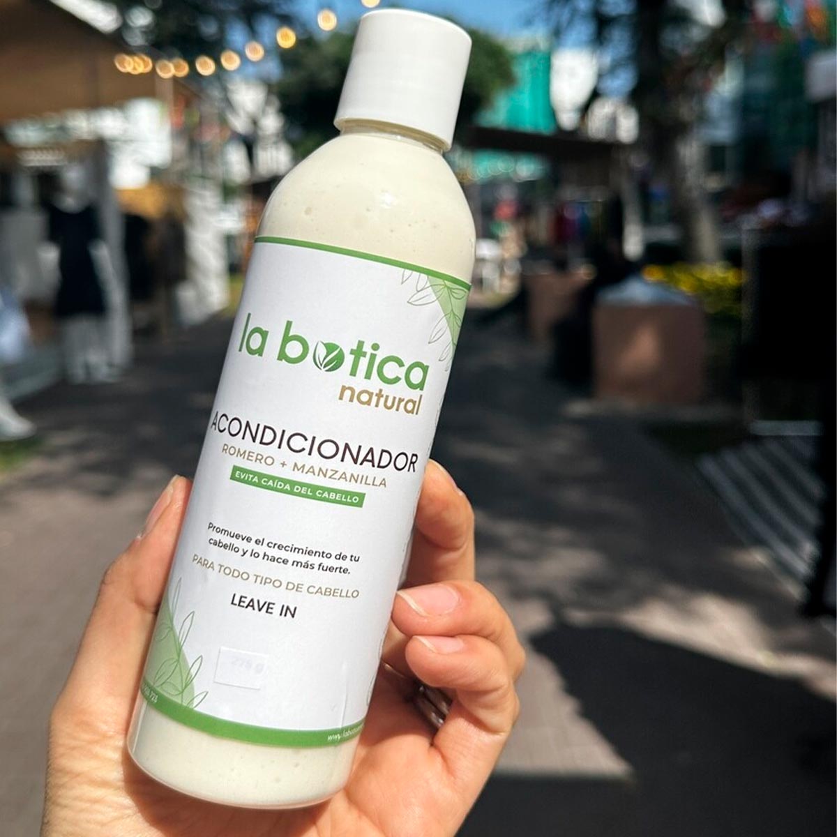 Acondicionador Natural Anticaída con Romero y Manzanilla x 200g | Suaviza y Fortalece el Cabello sin Químicos