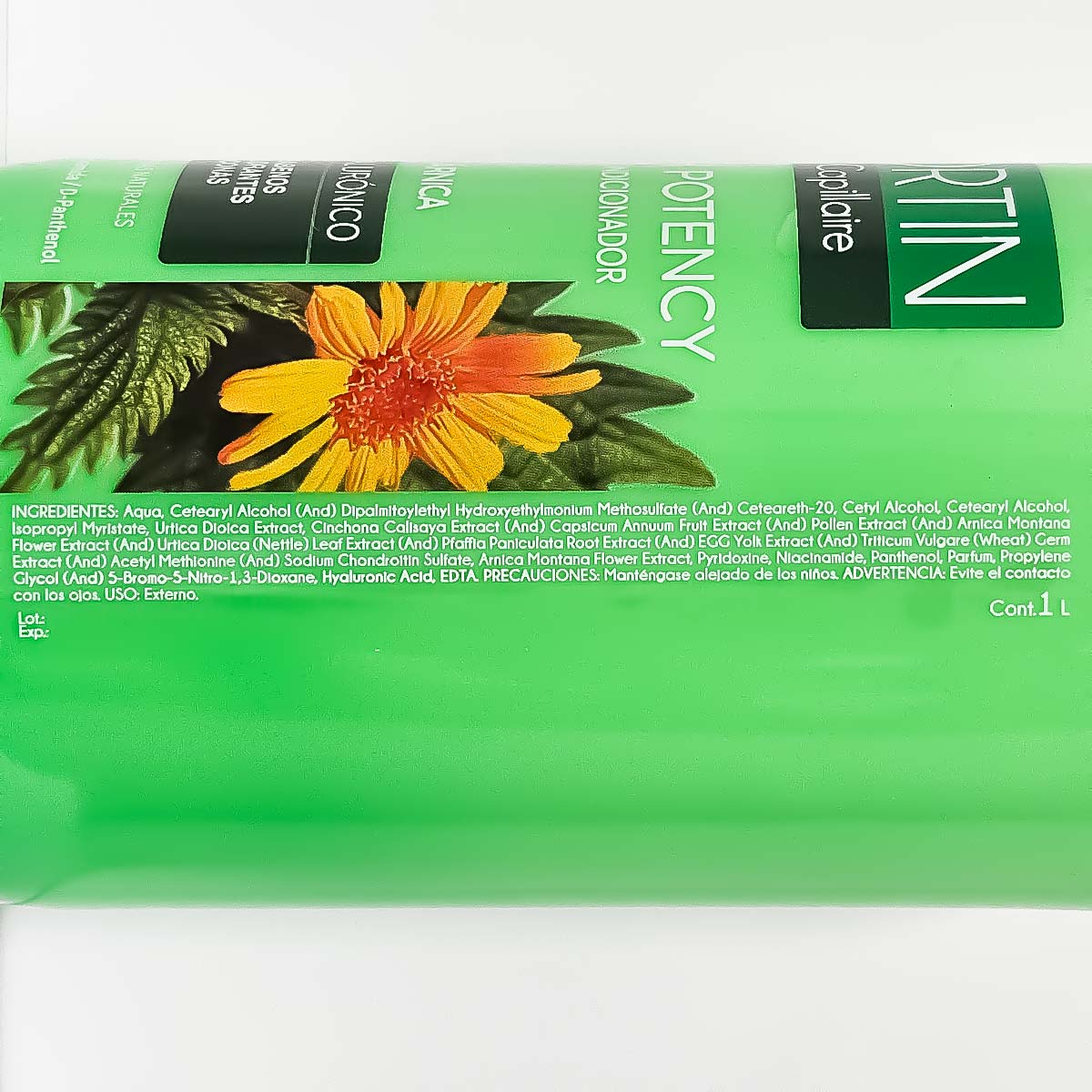 Acondicionador Ortin Capillaire x 1L | Ortiga, Árnica y Ácido Hialurónico para Cabello Dañado