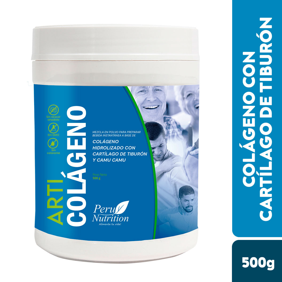 Colágeno con Cartílago de Tiburón y Mix de Vitaminas y Minerales x 500g