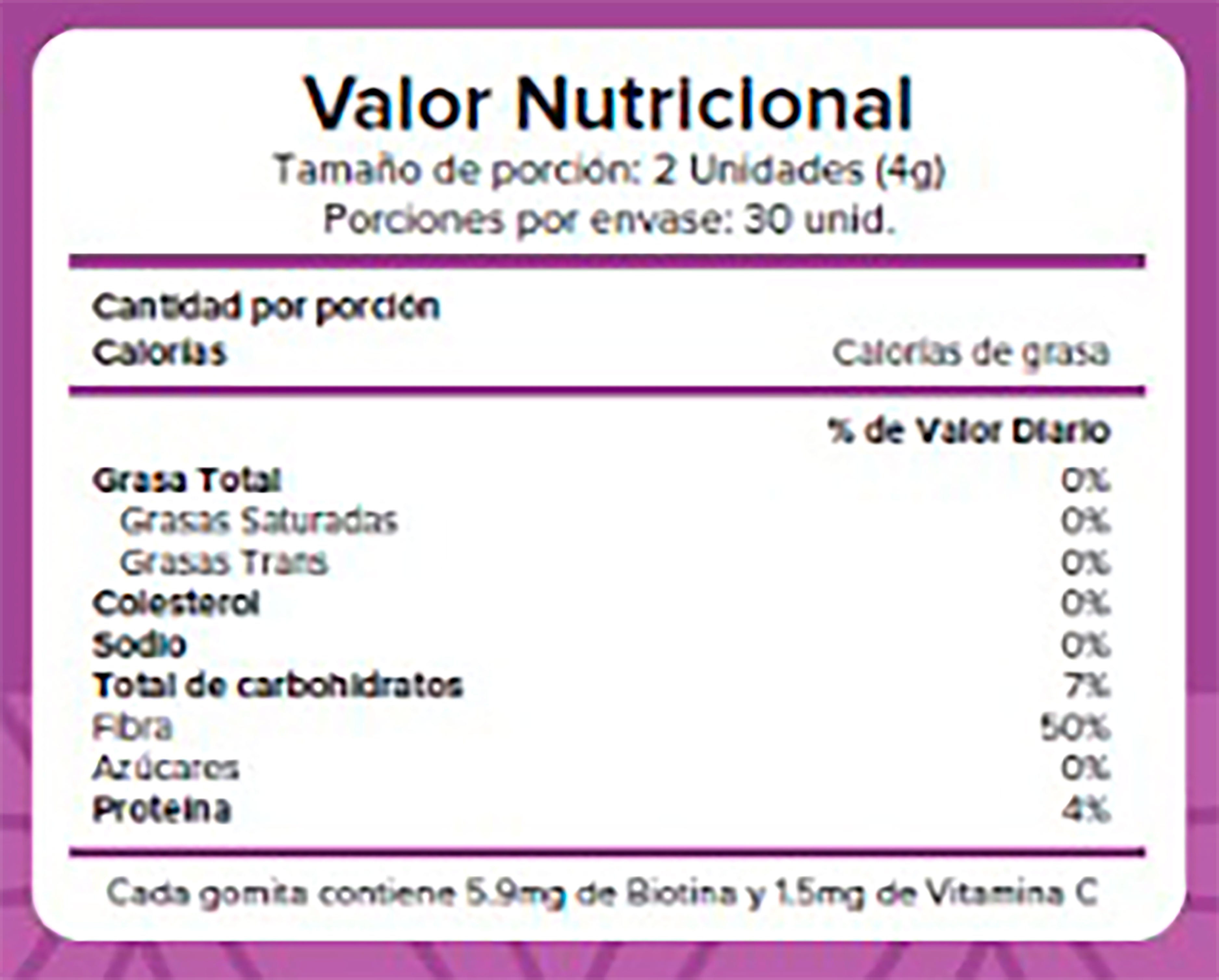 Gomitas con Biotina - Sabor a Fresa x 60u