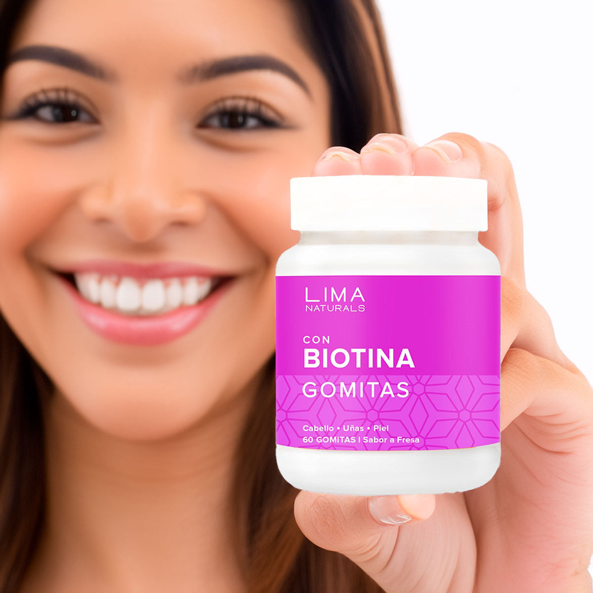 Gomitas con Biotina - Sabor a Fresa x 60u