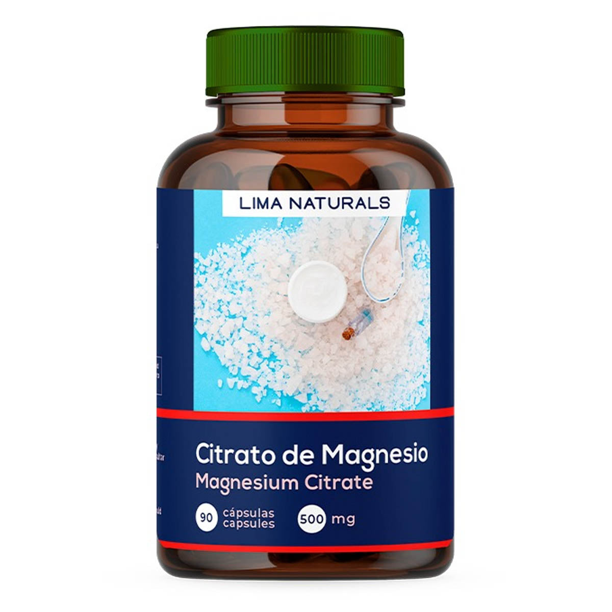 Citrato de Magnesio en cápsulas (90 x 500mg)
