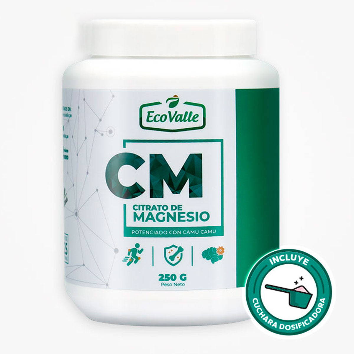 Citrato de Magnesio - Sabor Natural a Frutos Rojos x 250g