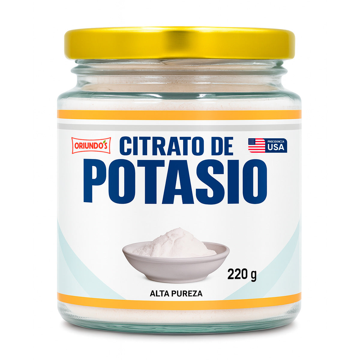 Citrato de Potasio Puro en Polvo x 220g | Salud Renal, Electrolitos, Calambres y Energía