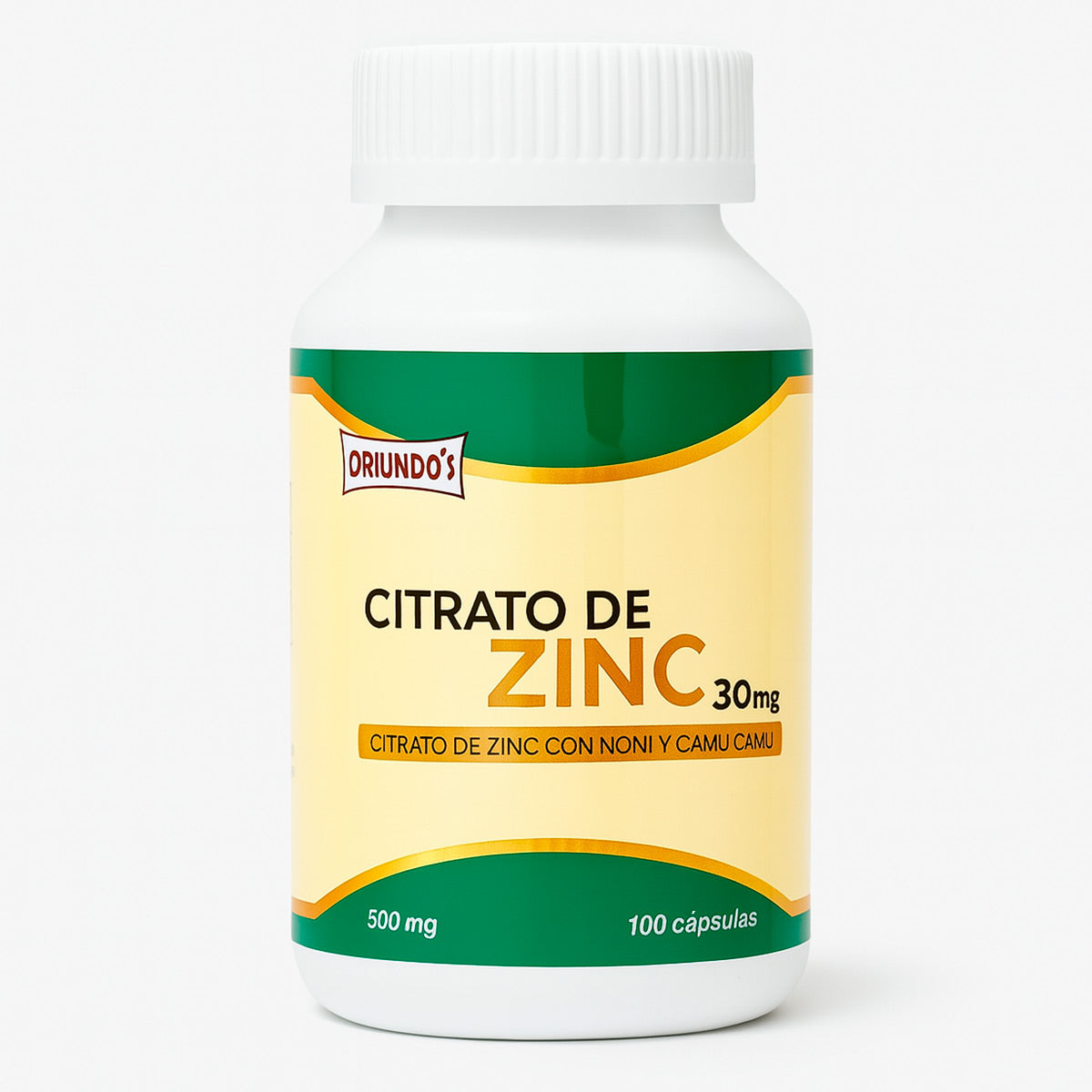 Citrato de Zinc 30mg (100 cápsulas)