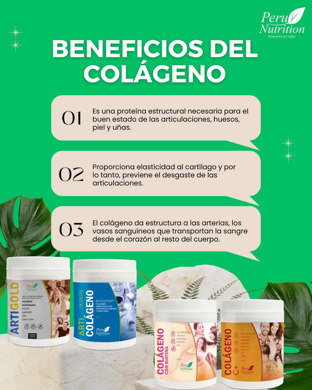 Colágeno con Cartílago de Tiburón y Mix de Vitaminas y Minerales x 500g