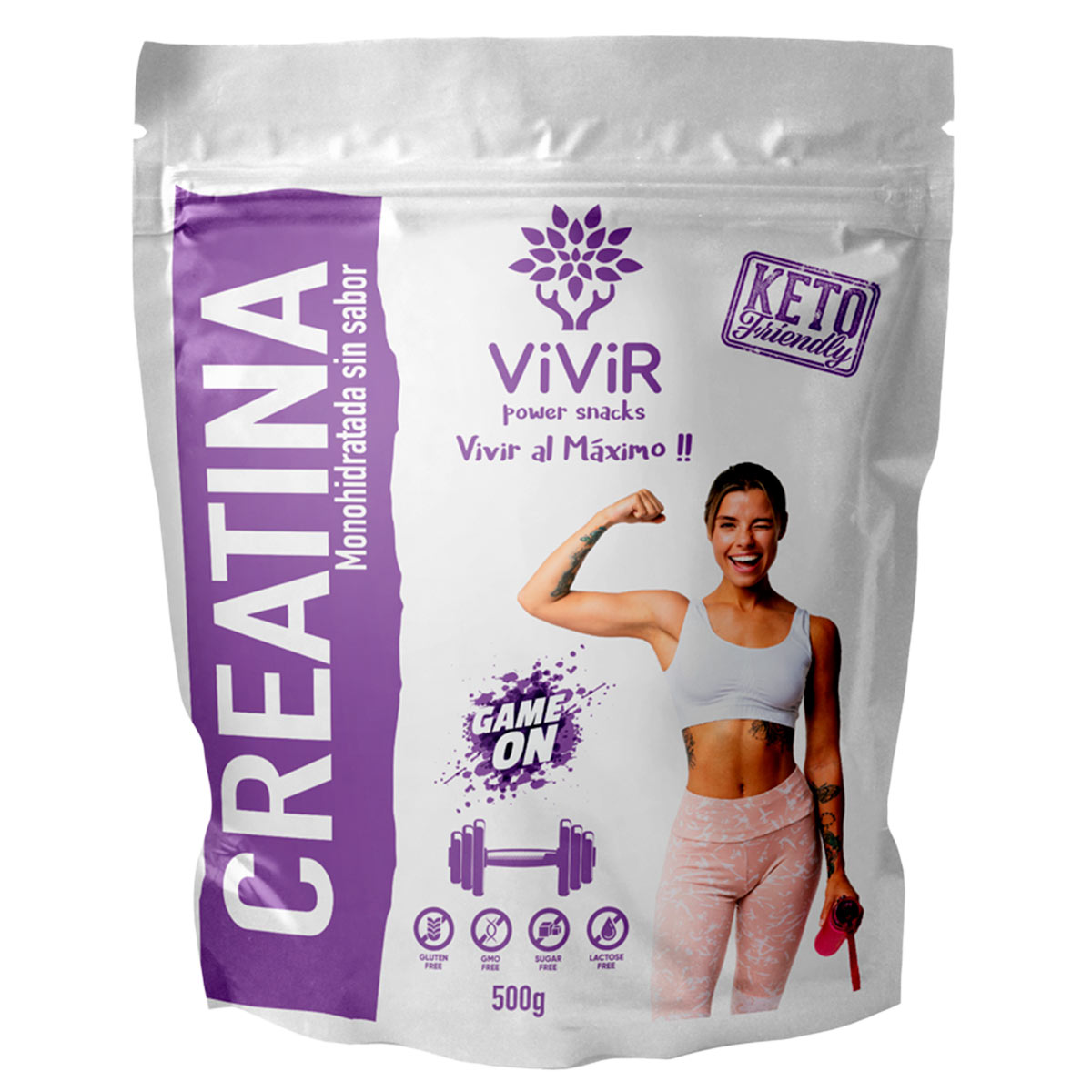 Creatina Monohidratada en polvo x 500g