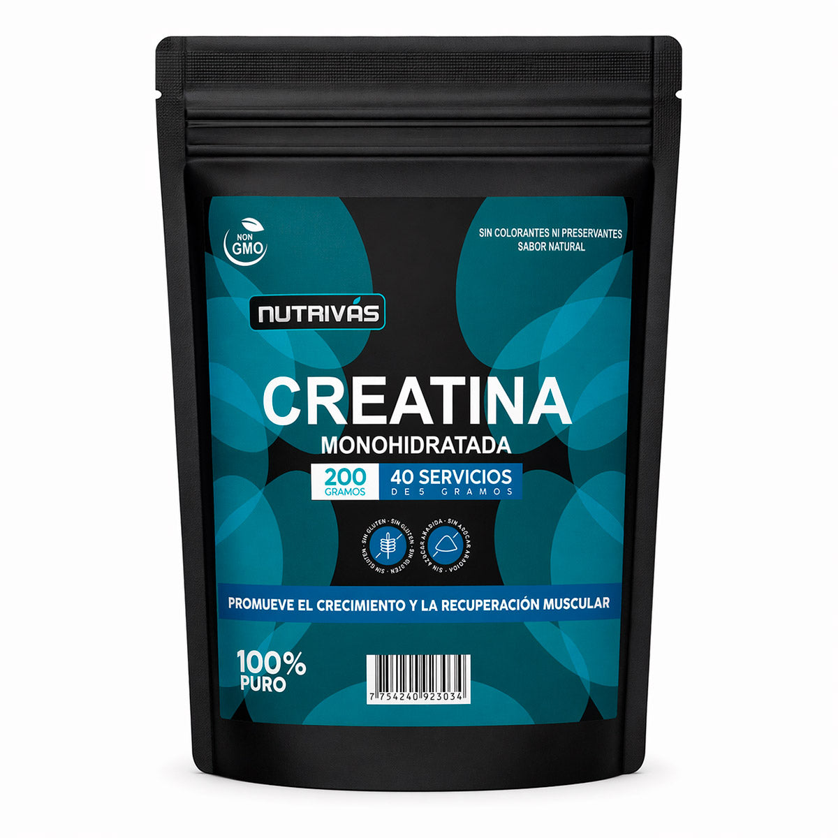 Creatina Monohidratada Pura x 200g – Aumenta tu Fuerza, Energía y Masa Muscular