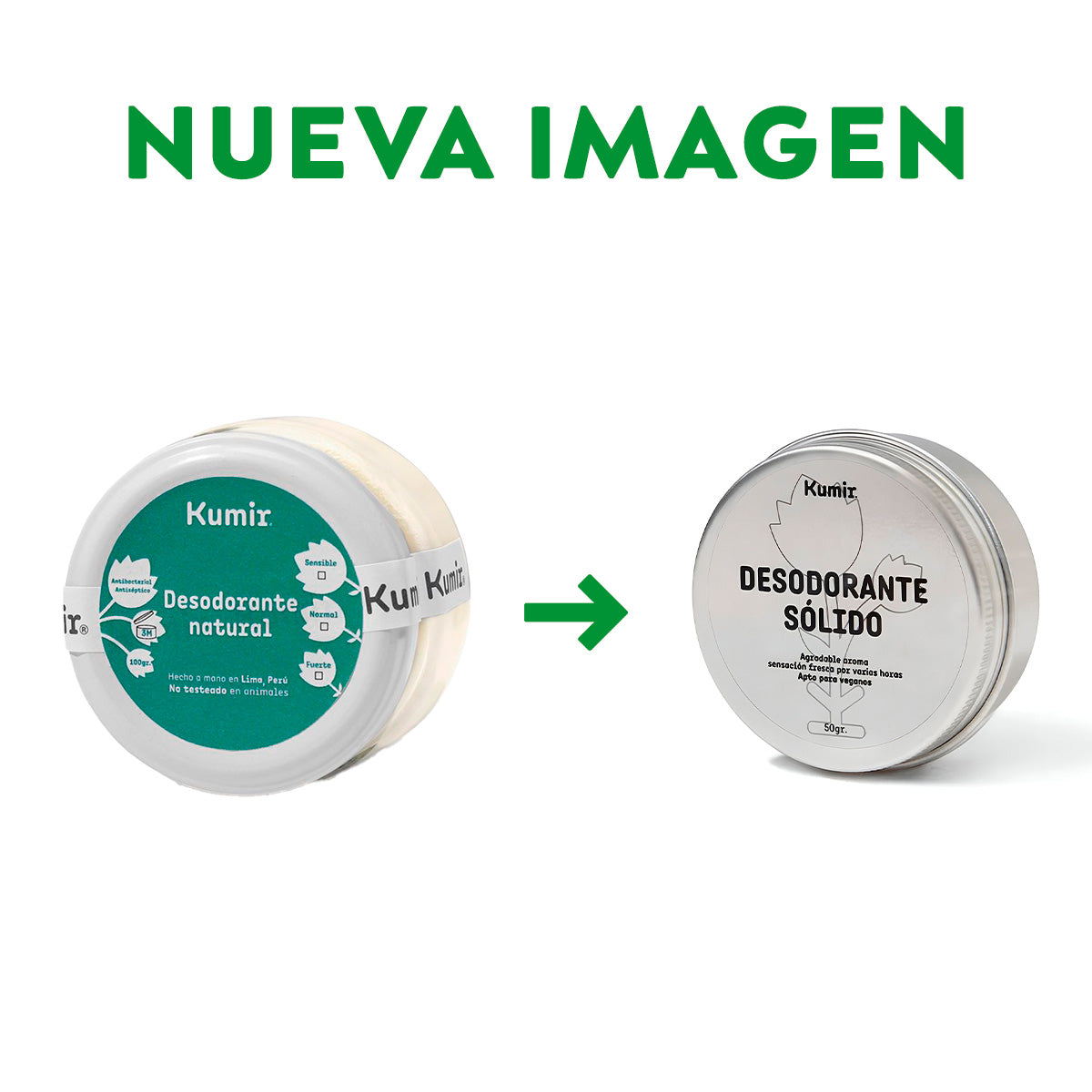 Desodorante Natural - Piel Sensible x 50g