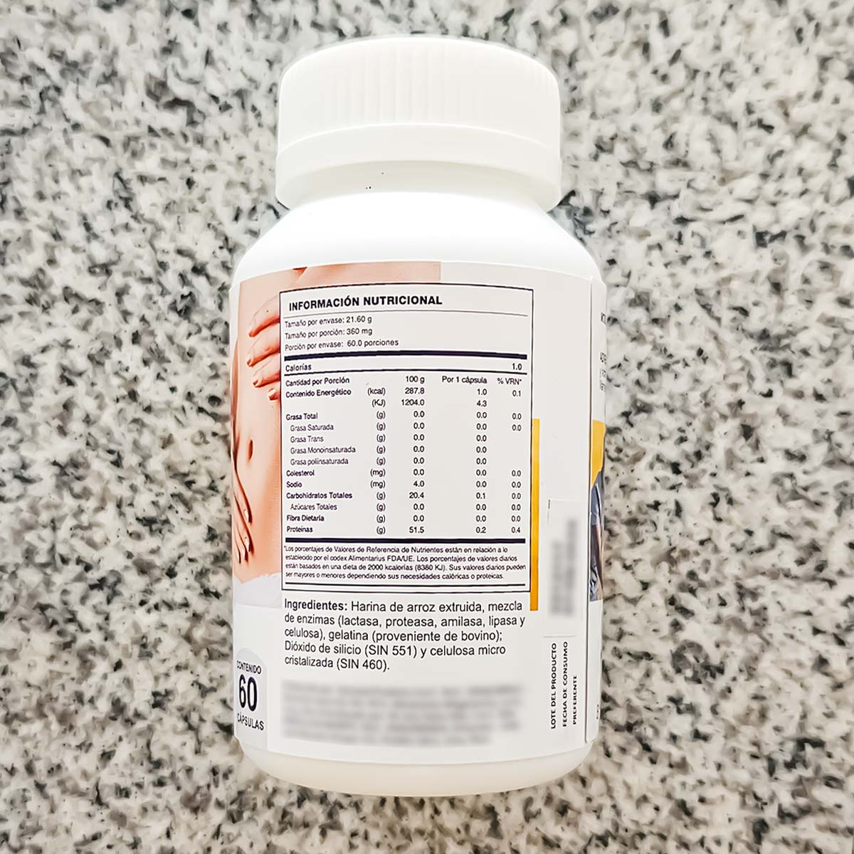 Enzimas Digestivas con Probióticos x 60 cápsulas | Hinchazón, Intolerancias, Grasas y Nutrientes