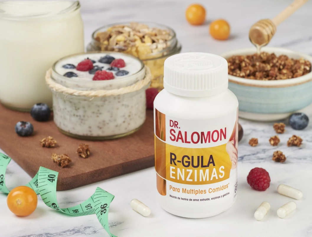 Enzimas Digestivas con Probióticos x 60 cápsulas | Hinchazón, Intolerancias, Grasas y Nutrientes