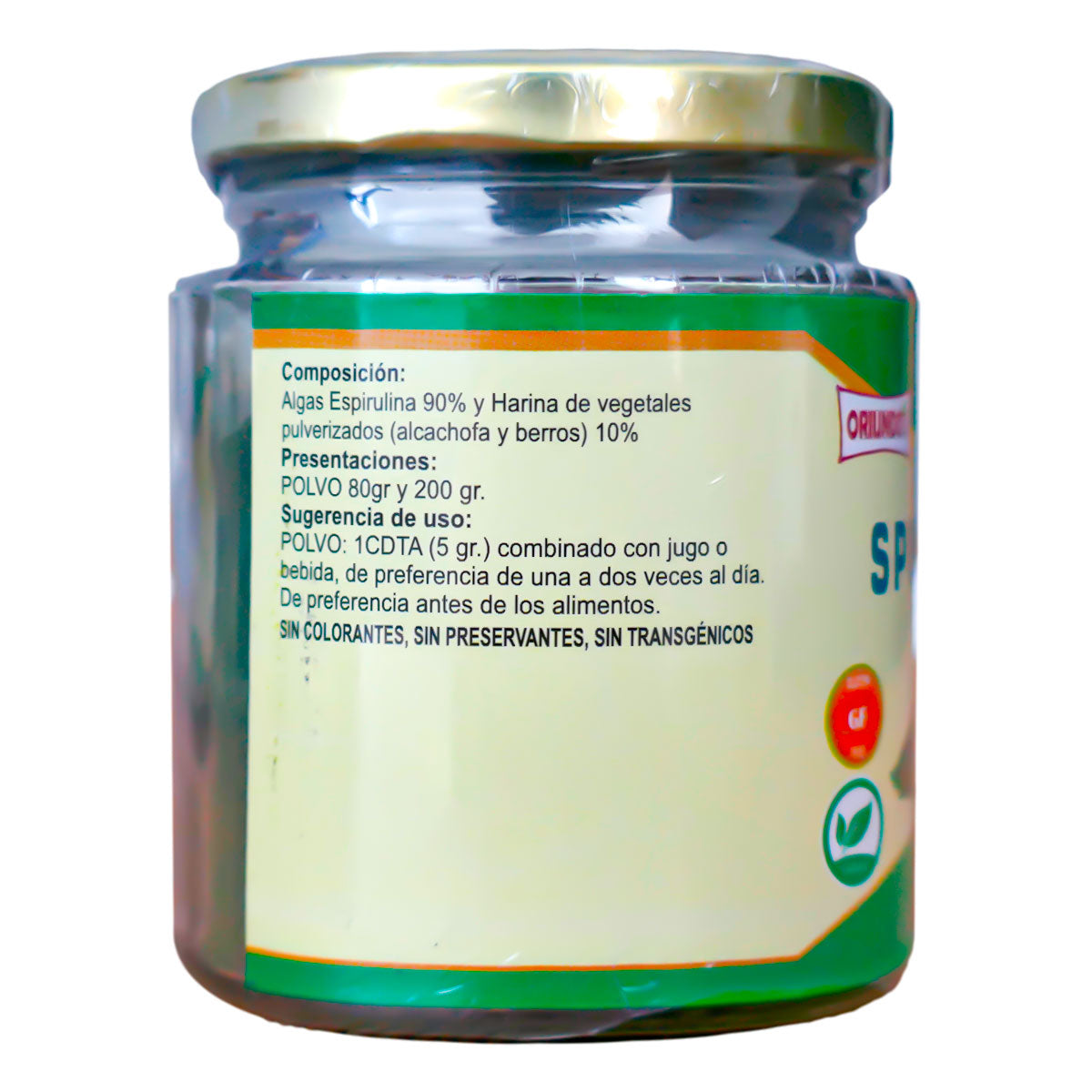 Espirulina en Polvo x 80g con Alcachofa y Berros | Superalimento Detox y Energizante – Rico en Proteínas y Antioxidantes