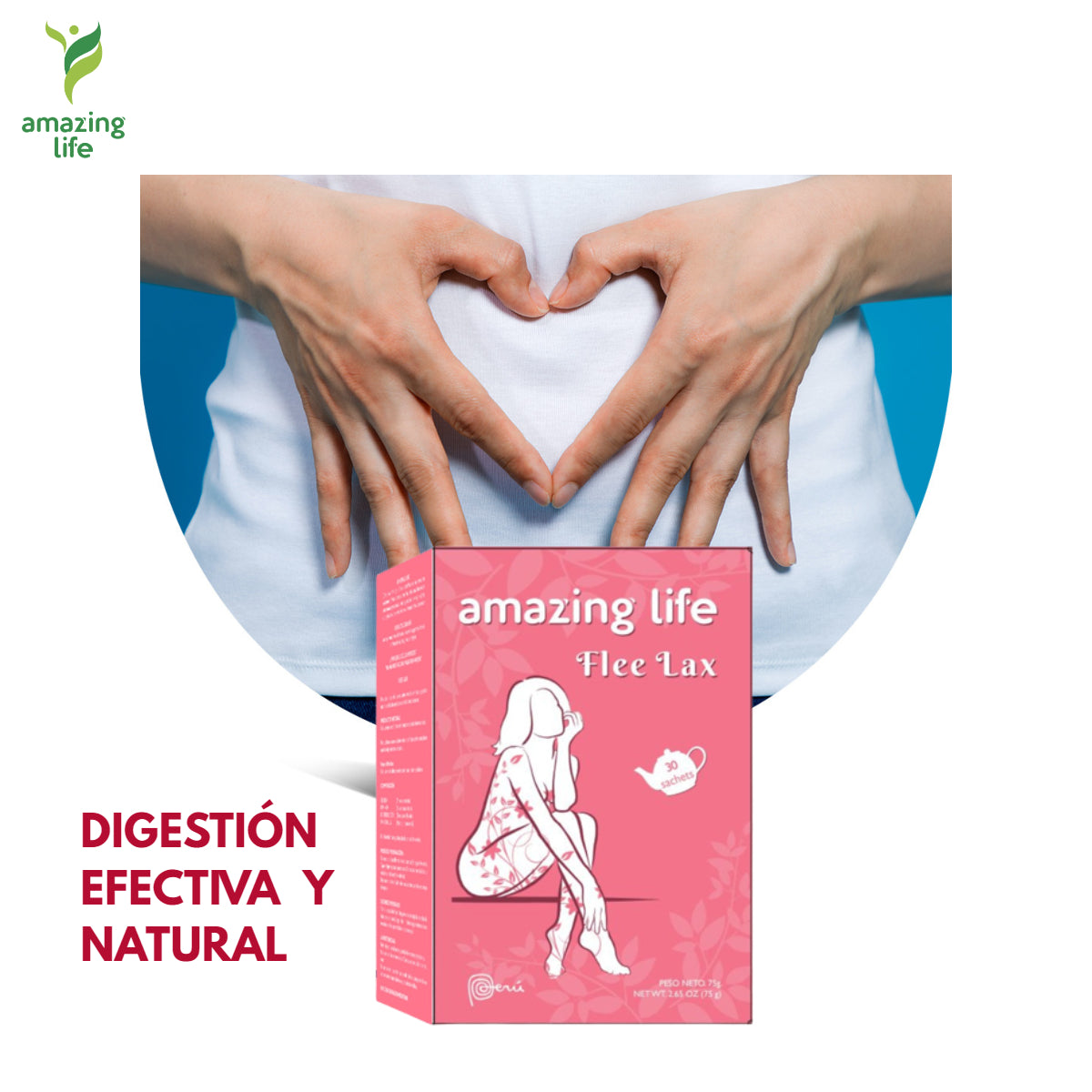 Infusión Flee Lax - Facilita Tránsito Intestinal caja x 30 sachets
