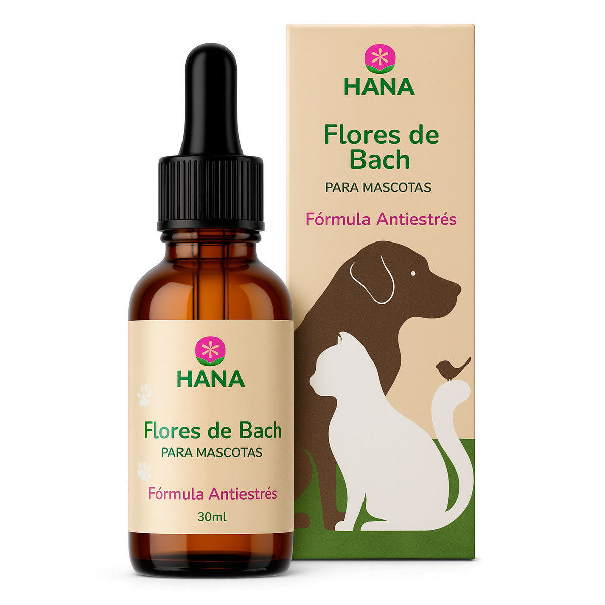 Fórmula Antiestrés para Mascotas (Flores de Bach) x 30ml