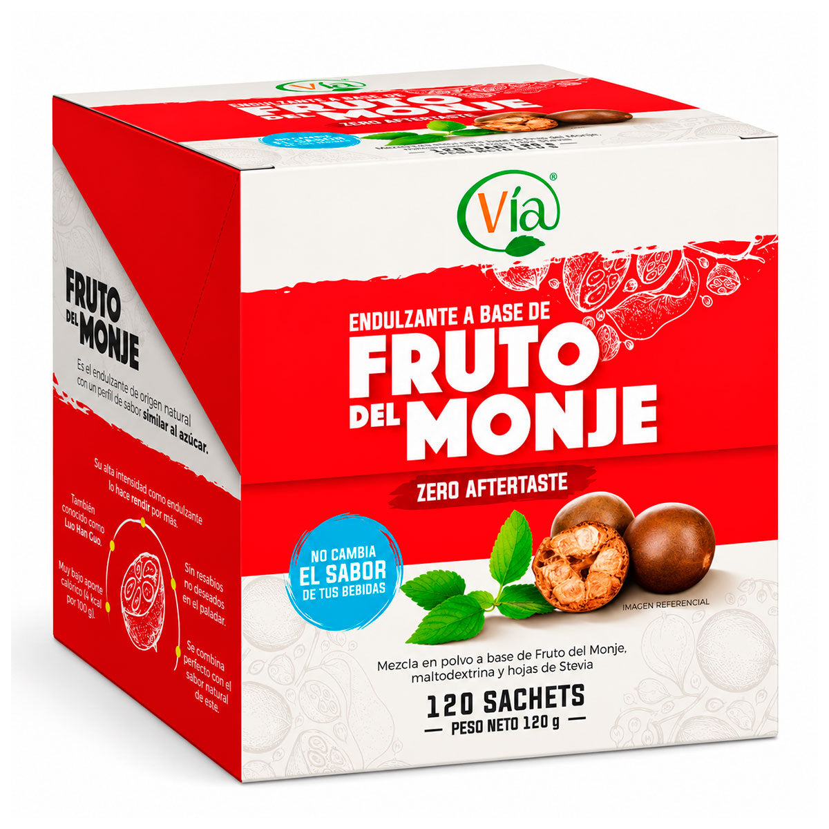 Fruto del Monje en Sachets x 50u – Endulzante Natural Sin Calorías