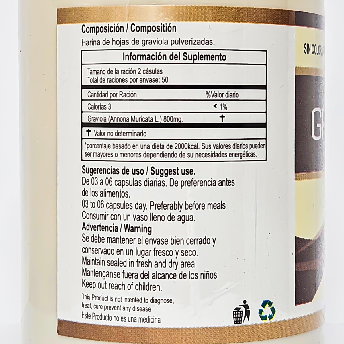 Graviola en cápsulas (100 x 400mg)